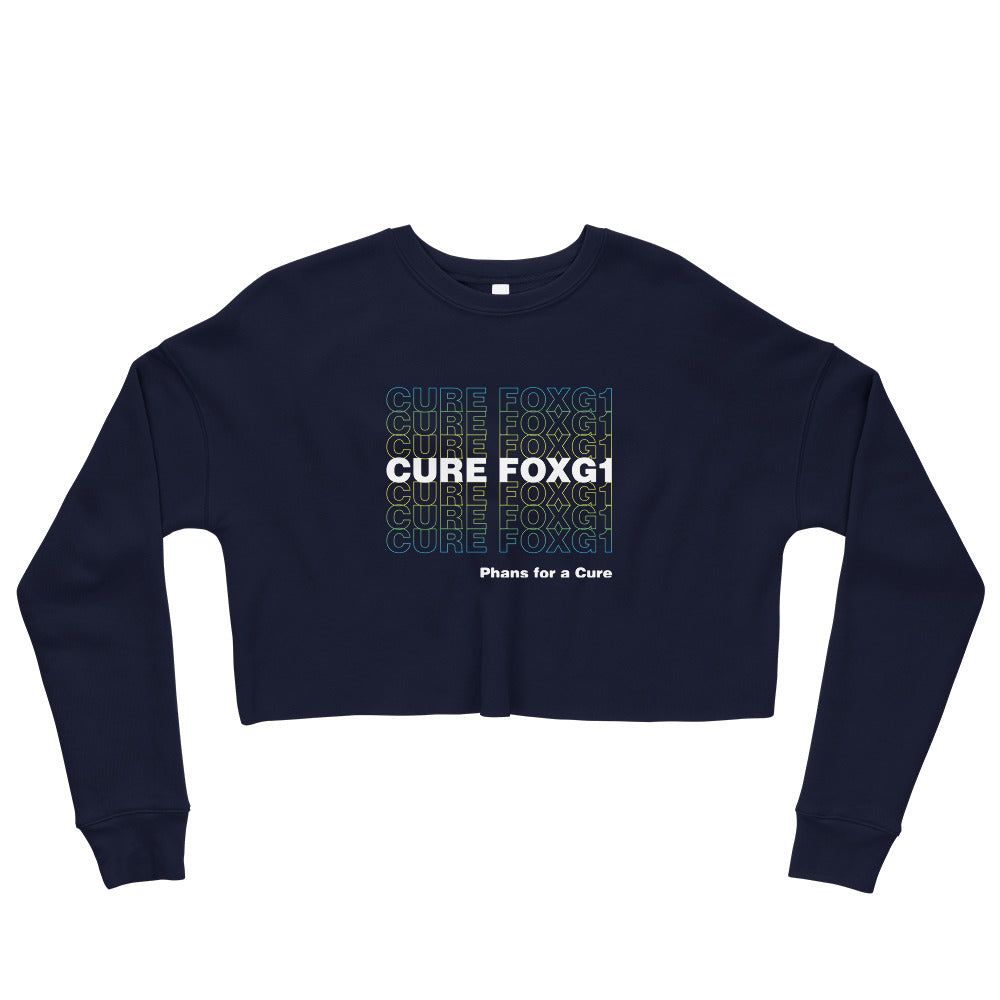 Read the Book, Cure FOXG1 - Cropped Sweatshirt