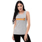 Retro Orange Collection - Stripe Ladies’ Muscle Tank