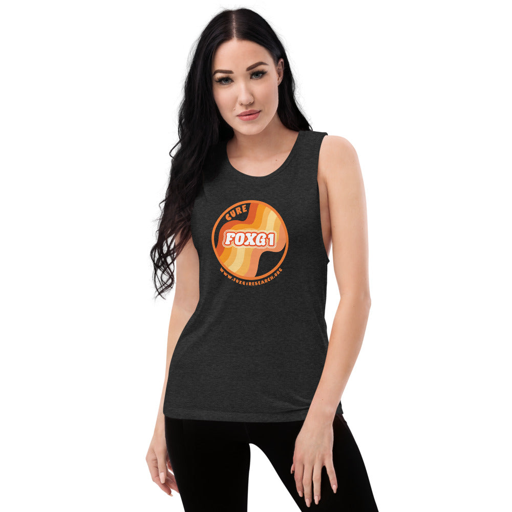 Retro Orange Collection - Ladies’ Muscle Tank