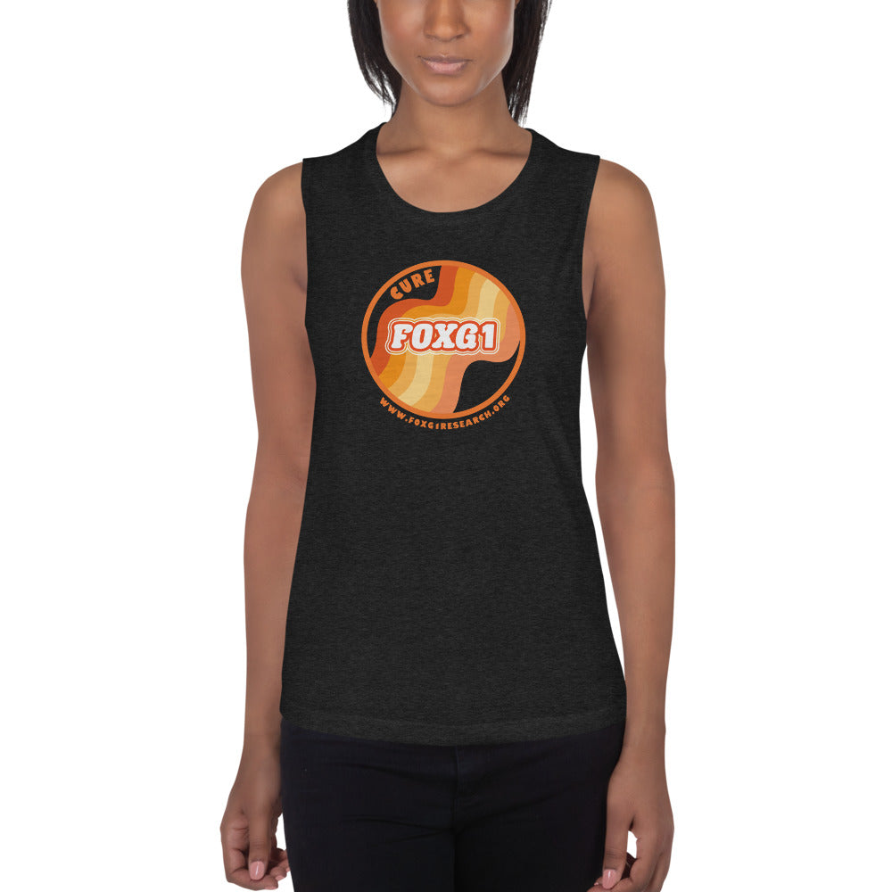 Retro Orange Collection - Ladies’ Muscle Tank