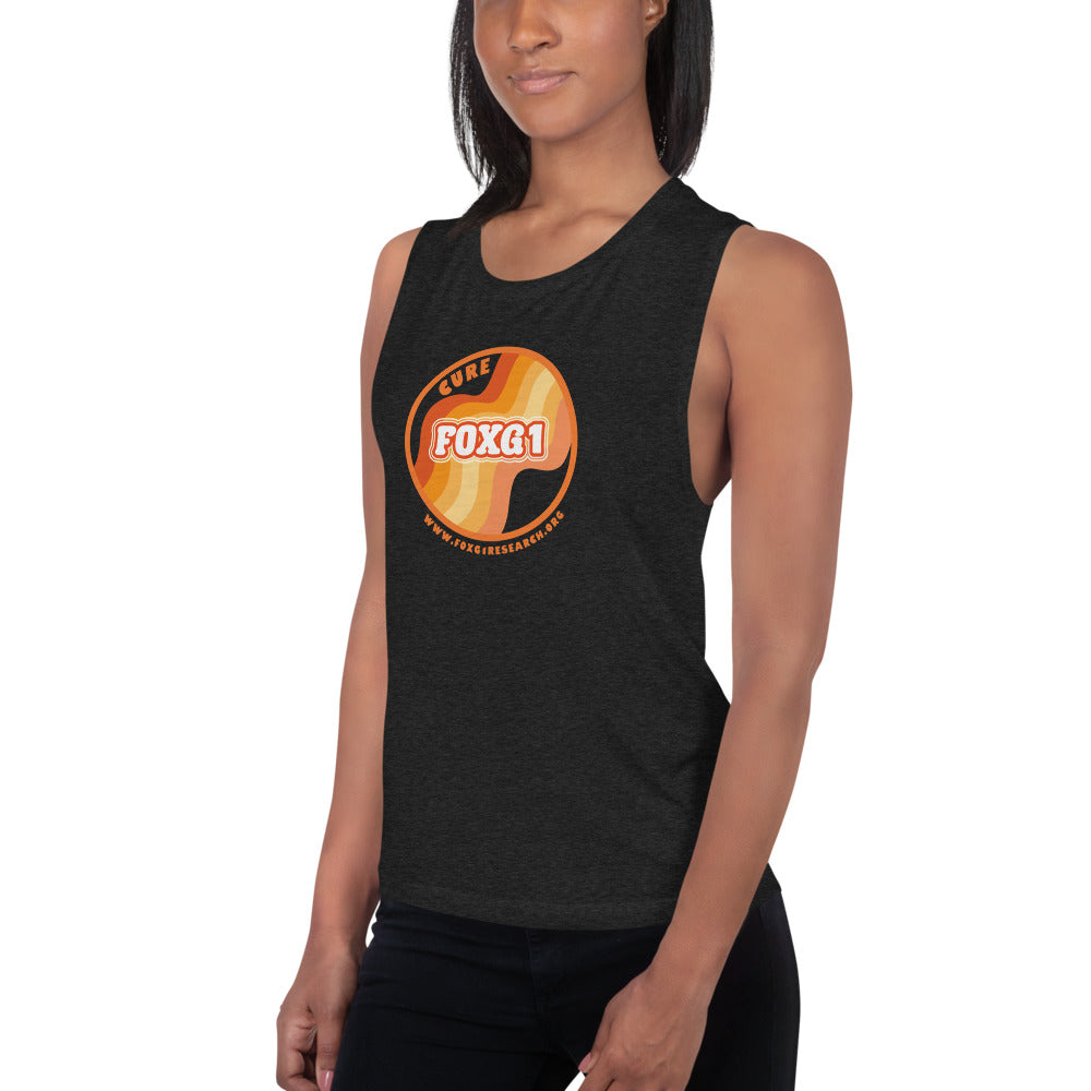 Retro Orange Collection - Ladies’ Muscle Tank