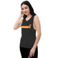 Retro Orange Collection - Stripe Ladies’ Muscle Tank