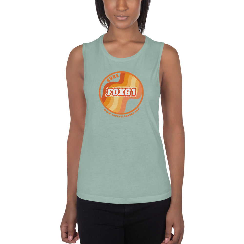 Retro Orange Collection - Ladies’ Muscle Tank