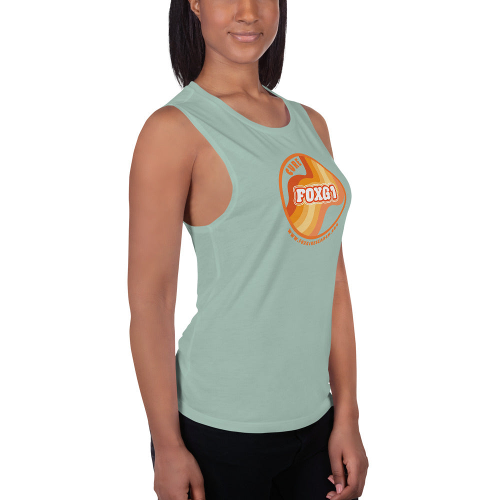 Retro Orange Collection - Ladies’ Muscle Tank