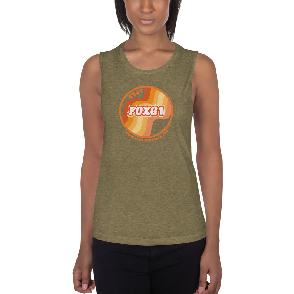 Retro Orange Collection - Ladies’ Muscle Tank