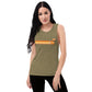 Retro Orange Collection - Stripe Ladies’ Muscle Tank