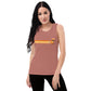 Retro Orange Collection - Stripe Ladies’ Muscle Tank