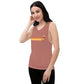 Retro Orange Collection - Stripe Ladies’ Muscle Tank