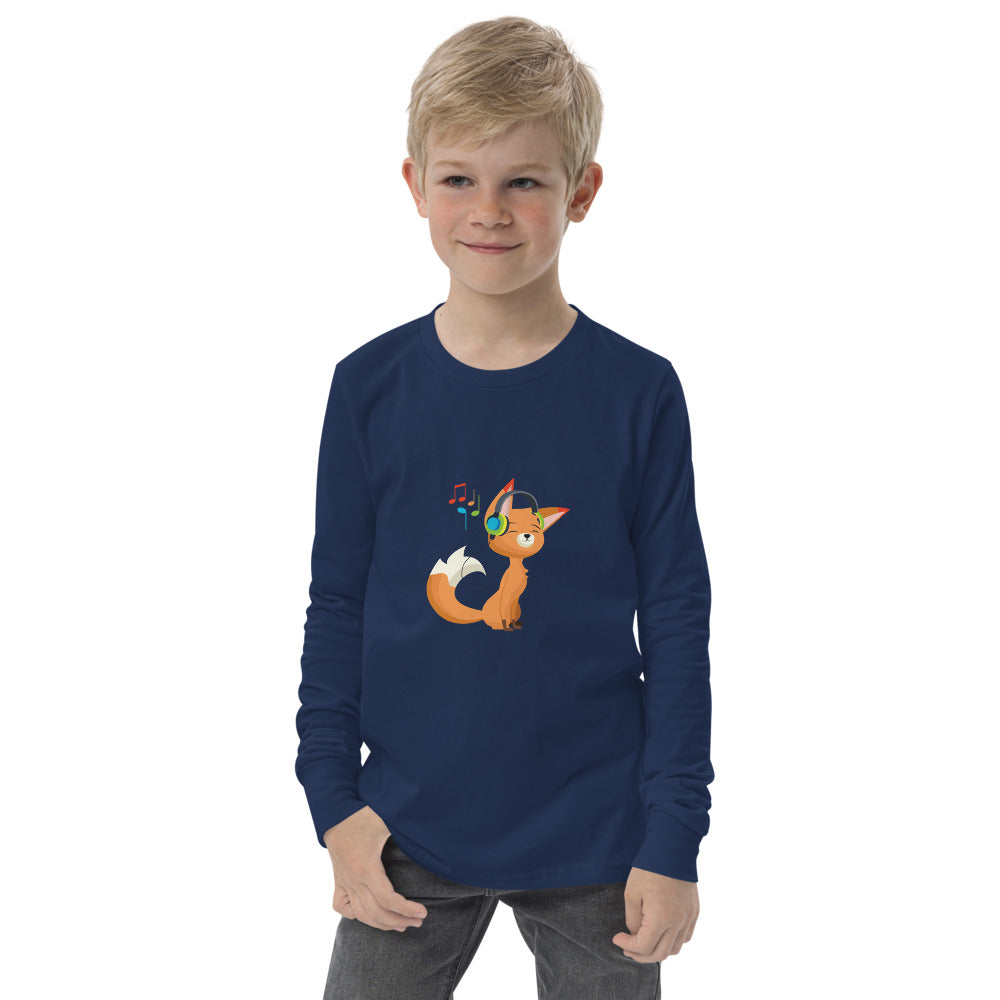 Jammed Out Frankie - Youth Long Sleeve T-shirt